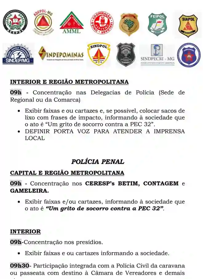 Grito de socorro contra a PEC 32